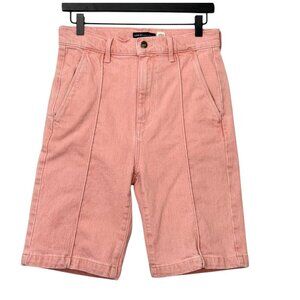 Levi's Made & Crafted Womens Riviera Shorts Pink Organic Cotton Stretch Size 27